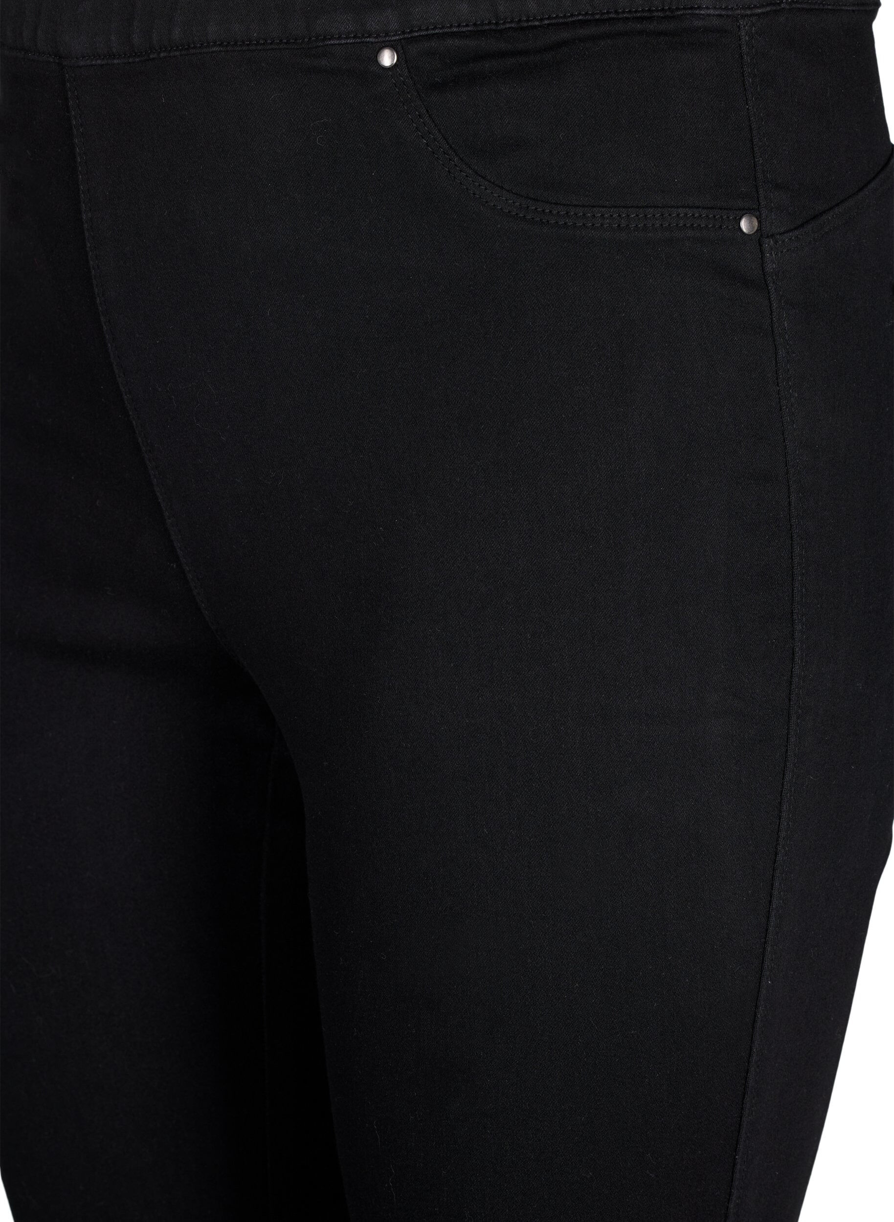 Zizzi Jeggings &agrave; taille haute., Noir, Packshot image number 2