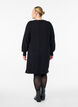 Strickkleid mit Raglan&auml;rmeln und Mittelnaht, Schwarz, Model image number 2