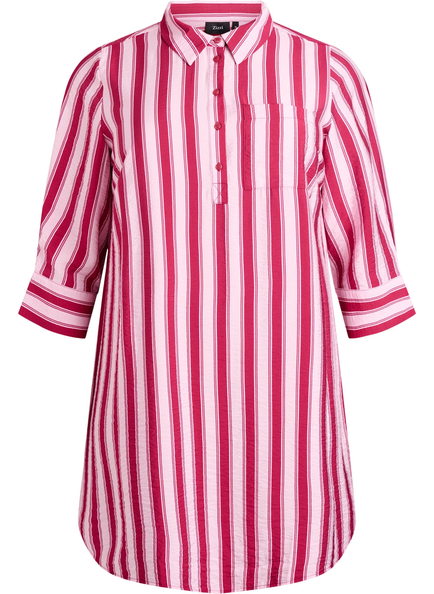 Kleid mit Kragen und Brusttasche