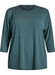 Blouse en jersey avec manches 3/4, Vert fonc&eacute;, Packshot image number 0