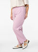 Pantalon &agrave; coupe droite, Rose poudr&eacute;e, Model image number 2
