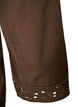 Chemisier avec broderie anglaise, Marron, Packshot image number 3