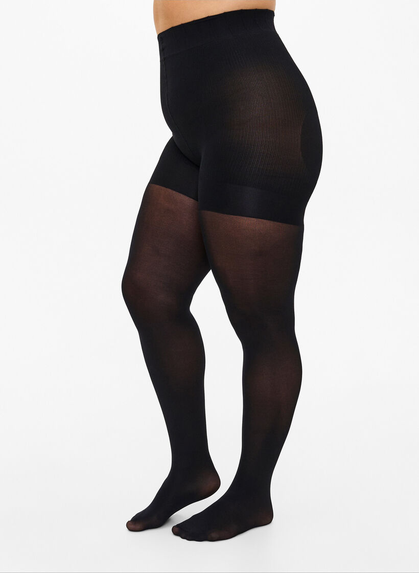 Strumpfhose 40 denier mit Push-up, Schwarz, Model image number 0