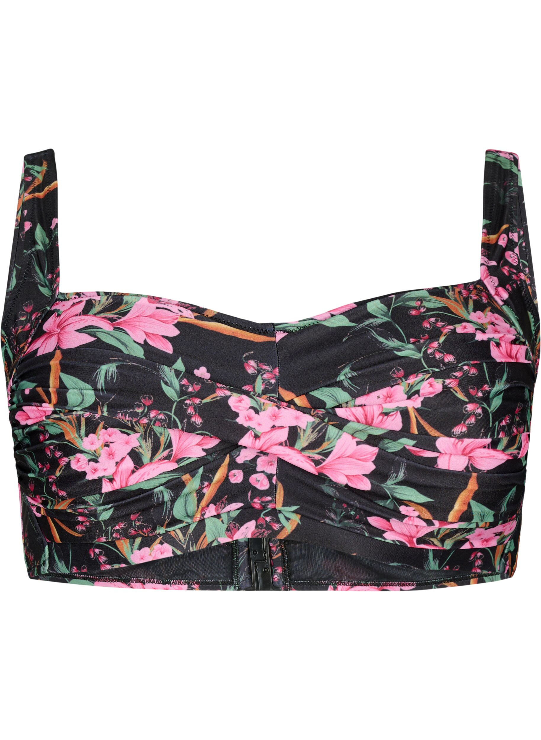 Zizzi Bedrucktes Bikini-Top, Palm Leaf AOP, Packshot image number 0
