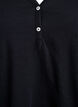 T-Shirt mit Knopfleiste, Schwarz, Packshot image number 2
