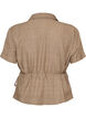 Chemise cache-c&oelig;ur &agrave; nouer, Marron, Packshot image number 1