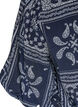Blouse en viscose &agrave; imprim&eacute; cachemire et manches ballon, Bleu, Packshot image number 3