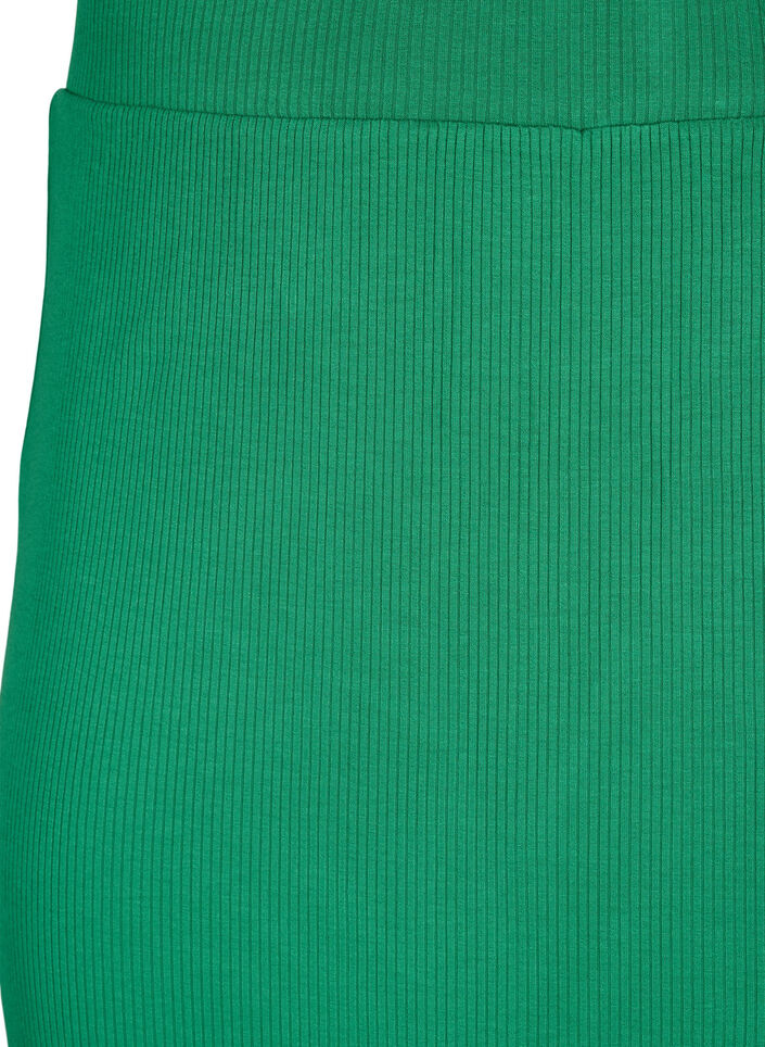 Jupe midi ajustée en viscose, Vert, Packshot image number 2