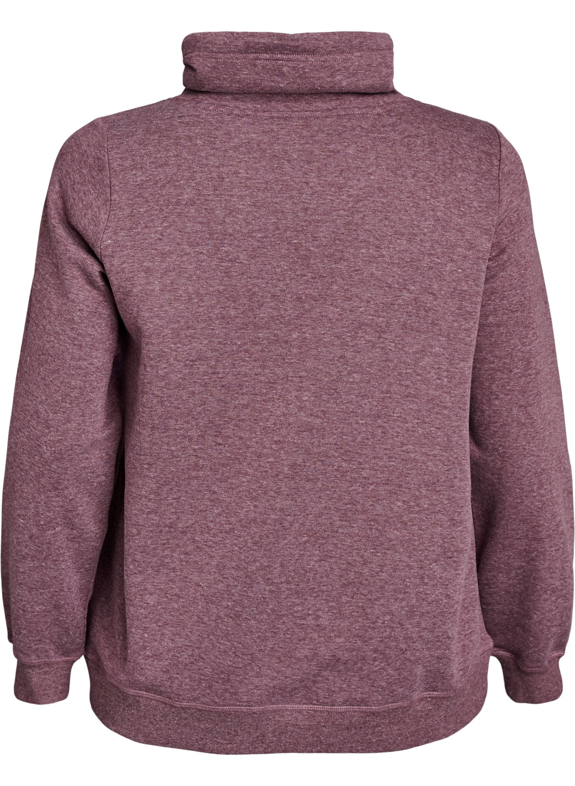 ZizziSweatshirt mit Stehkragen und Taschen, Rot, Packshot image number 1