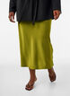 Midirock aus Satin, Gr&uuml;n, Model image number 2