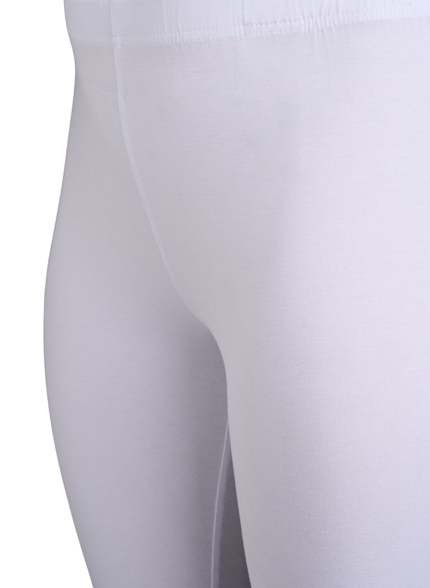 ZizziBasic-Leggings mit extra L&auml;nge, Wei&szlig;, Packshot image number 2