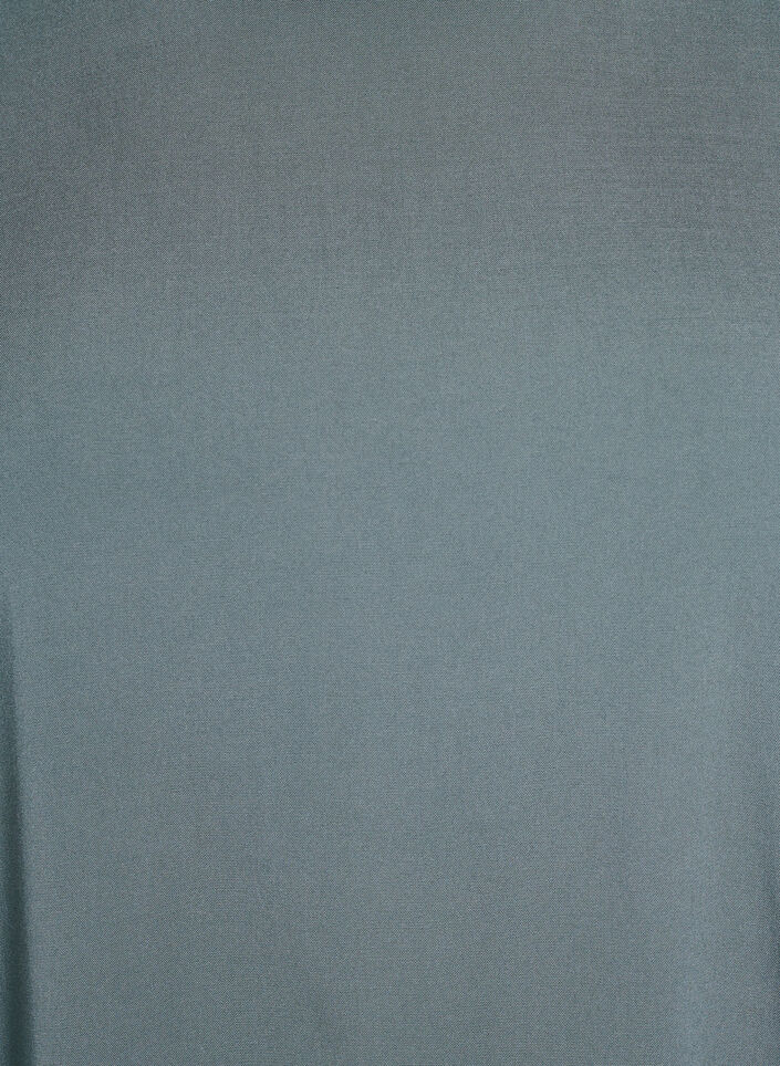 FLASH - Chemisier tiss&eacute; &agrave; manches courtes et col rond, Vert fonc&eacute;, Packshot image number 2