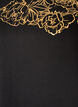 T-Shirt aus Baumwolle mit Blumenprint, Schwarz, Packshot image number 2