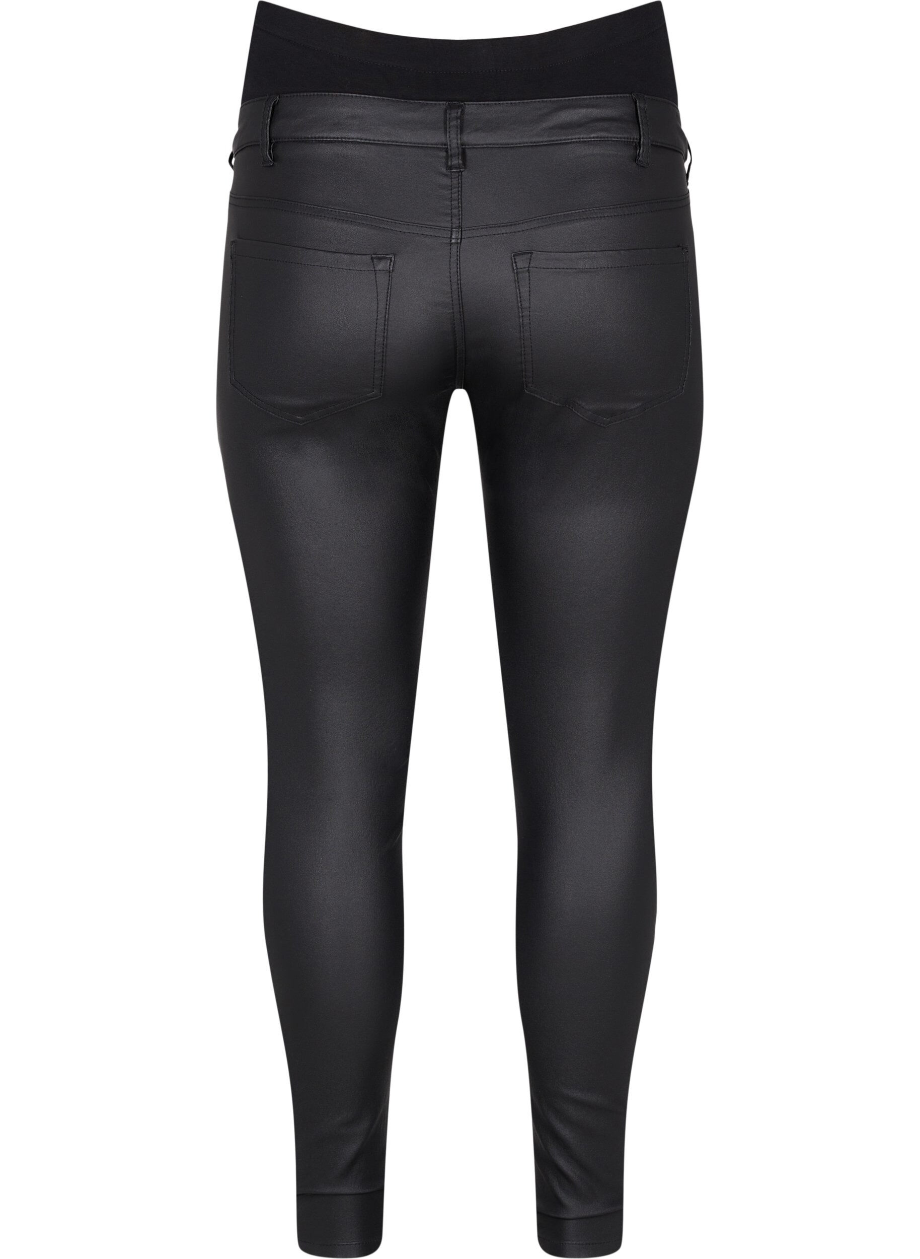Zizzi Pantalon de grossesse rev&ecirc;tu, Noir, Packshot image number 1