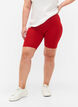 Short cycliste de base de couleur unie, Rouge, Model image number 0