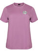 T-shirt en coton biologique avec impression au dos, Rose, Packshot image number 0
