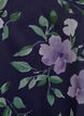 Bluse aus Chiffon mit gebl&uuml;mtem Print und langen &Auml;rmeln, Blau, Packshot image number 2