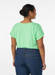 Kurz&auml;rmliges T-Shirt aus einer Baumwollmischung, Gr&uuml;n, Model image number 2