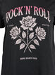 T-shirt en coton bio avec imprim&eacute; rock, Noir, Packshot image number 2