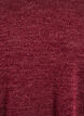 Blouse &agrave; manches longues avec texture, Bordeaux fonc&eacute;, Packshot image number 2