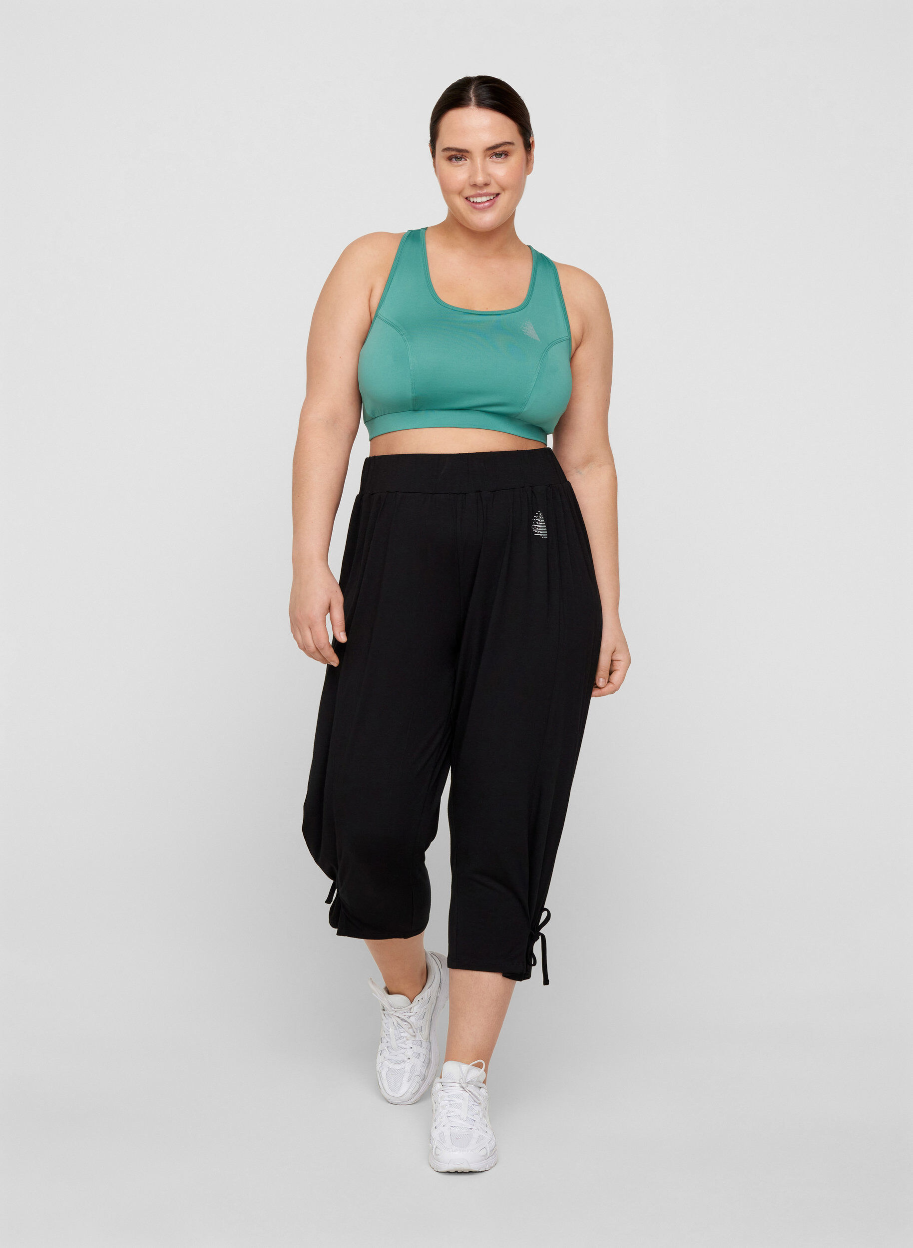 Zizzi Sporttop mit R&uuml;ckendetails, Deep Sea, Model image number 2