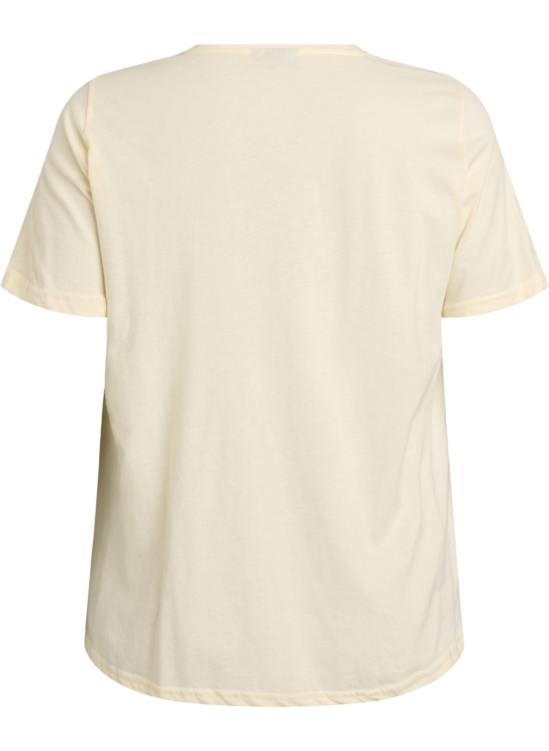 ZizziT-Shirt mit Print, Gelb, Packshot image number 1
