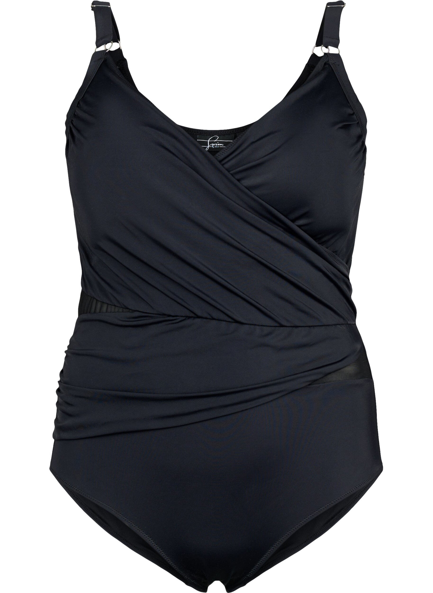 Zizzi Maillot de bain portefeuille, Noir, Packshot image number 0