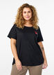 FLASH - T-Shirt mit Print, Schwarz, Model image number 0