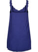 Chemise de nuit avec ourlet en dentelle, Bleu, Packshot image number 1