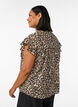 &Auml;rmellose Hemdbluse in A-Linie aus Baumwolle, Braun, Model image number 2