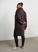 Robe-sweat sportive avec col montant et fermeture zipp&eacute;e, Marron, Model image number 2