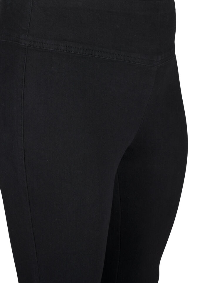 Jeggings extensibles avec une taille haute, Noir, Packshot image number 2