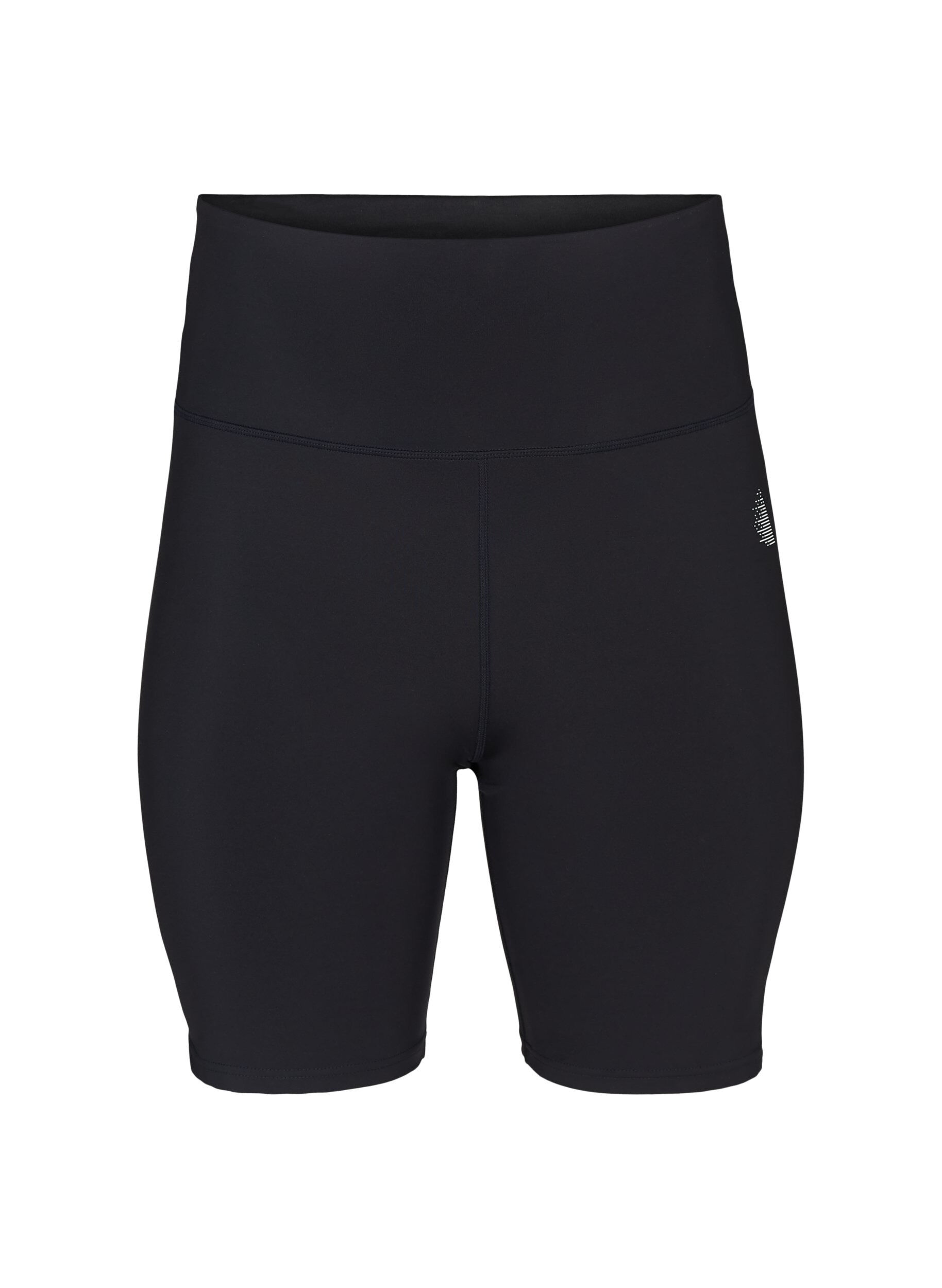 Zizzi Eng anliegende Trainingsshorts, Schwarz, Packshot image number 0