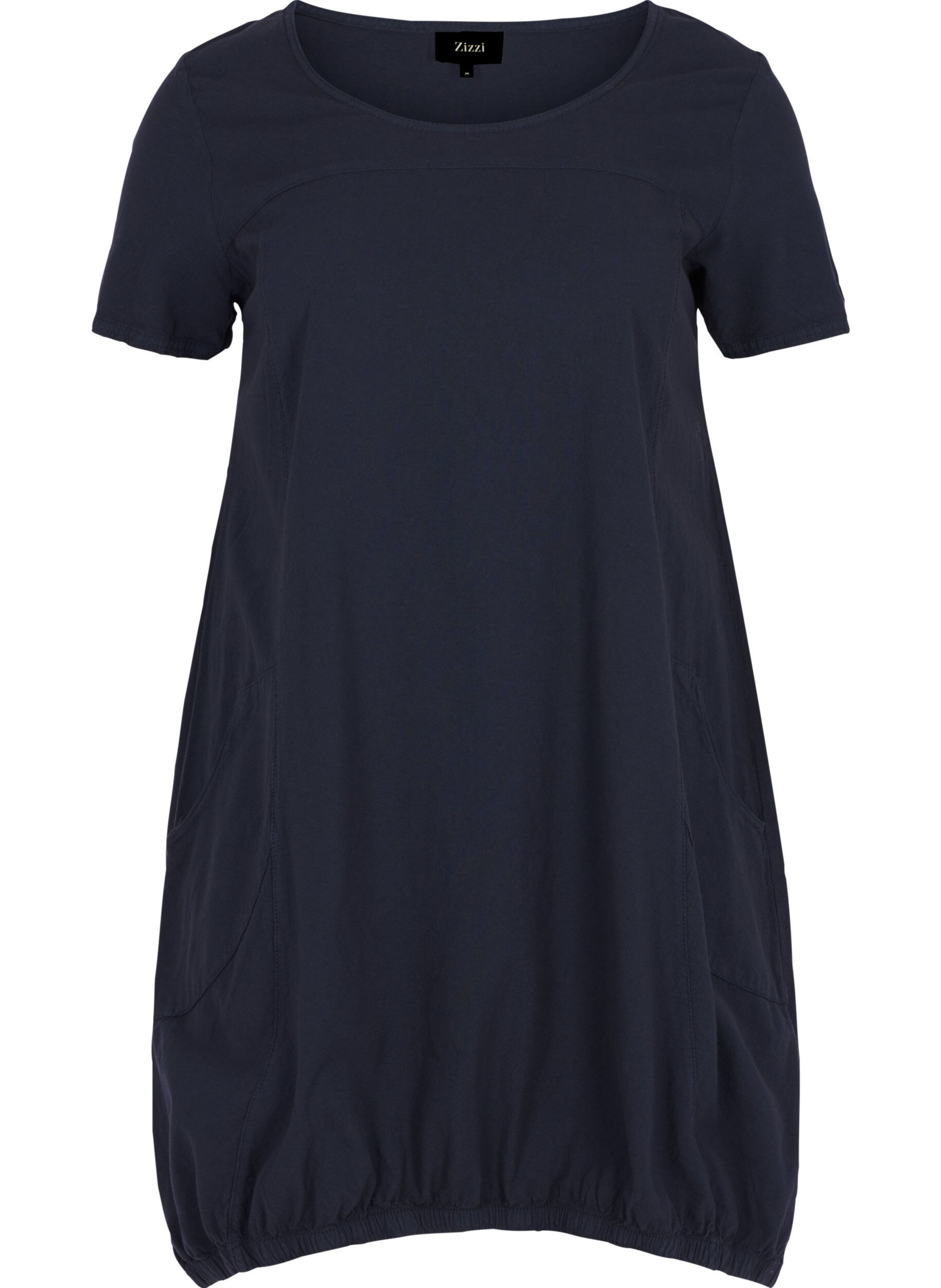 Kurzarm Kleid aus Baumwolle