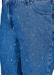 Jeans Gemma taille haute avec strass, Bleu, Packshot image number 2