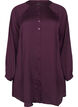 Lange Bluse mit Knöpfen und langen Ärmeln, Potent Purple, Packshot image number 0