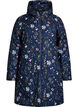 Doudoune &agrave; imprim&eacute; fleuri, Bleu, Packshot image number 0