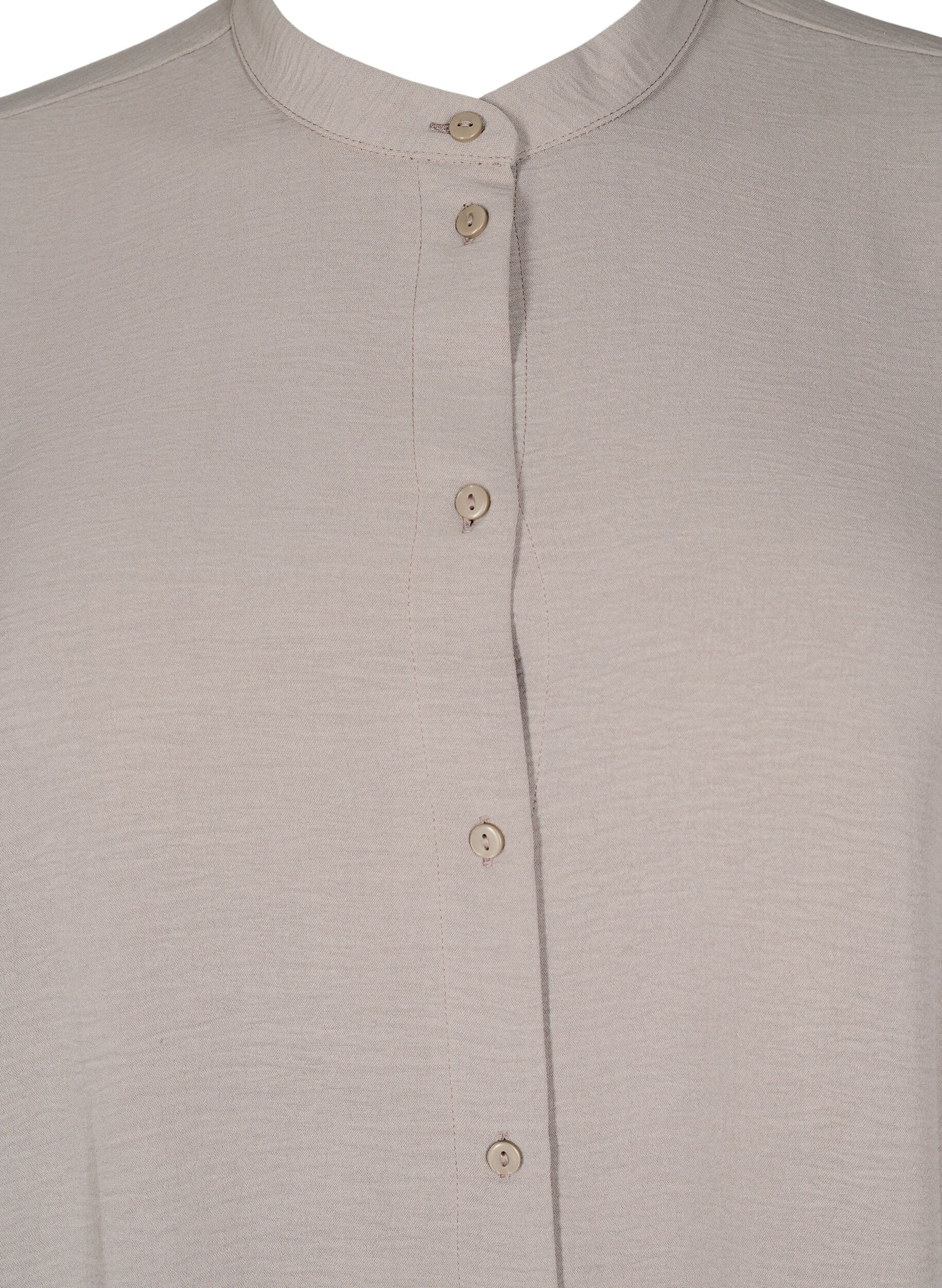 Zizzi FLASH - Tunika mit 3/4-&Auml;rmeln, Beige, Packshot image number 2