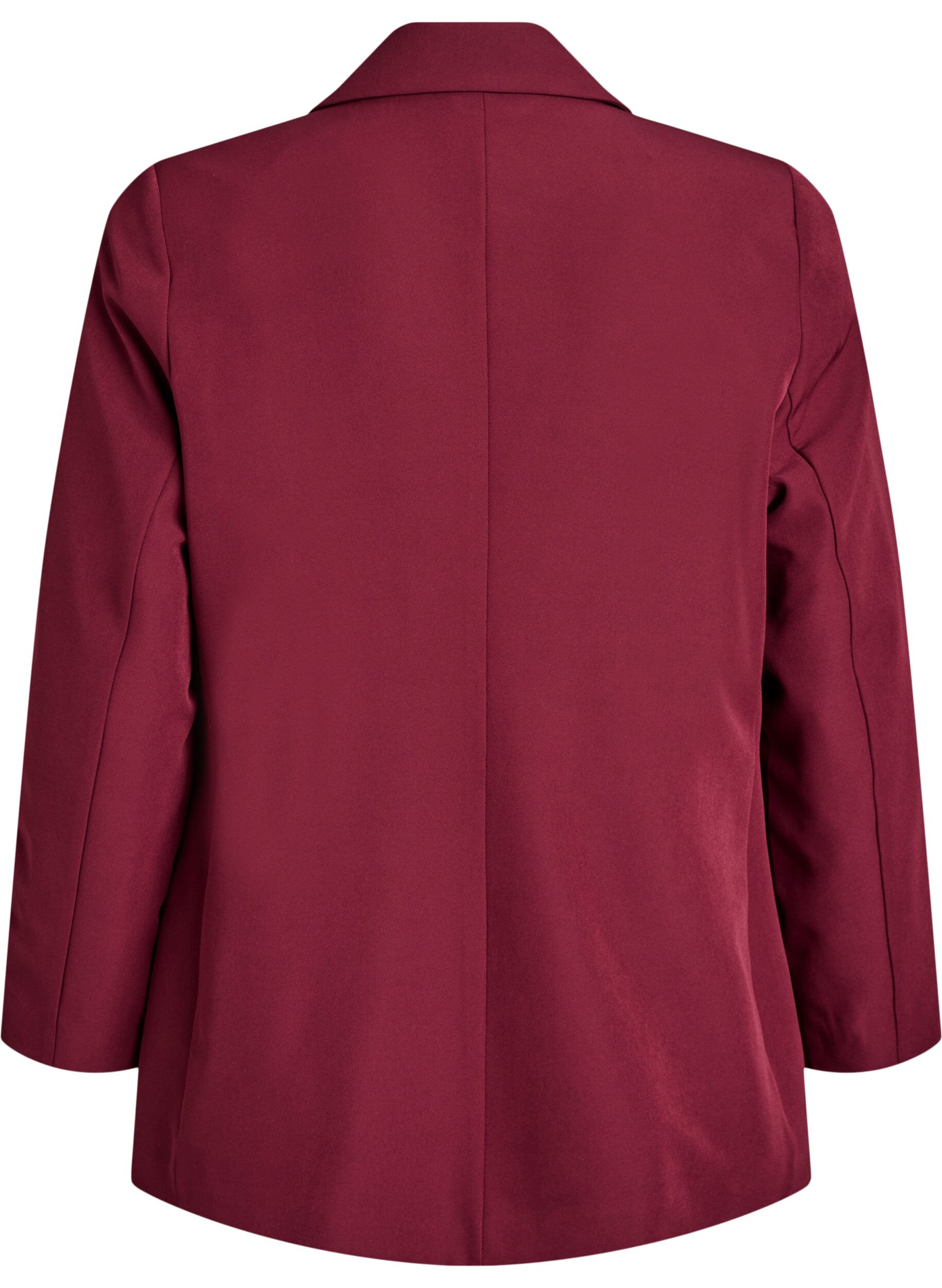 ZizziBlazer classique avec fermeture &agrave; boutons, Bordeaux, Packshot image number 1