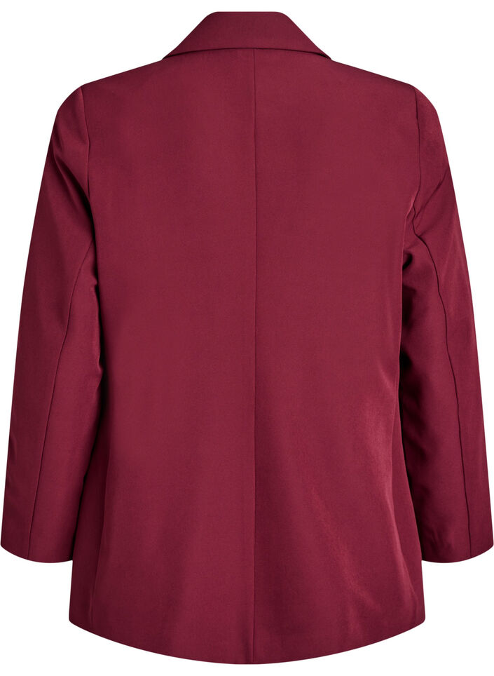 Blazer classique avec fermeture &agrave; boutons, Bordeaux, Packshot image number 1