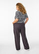 FLASH - Pantalon en viscose avec ceinture élastique, Gris anthracite, Model image number 1