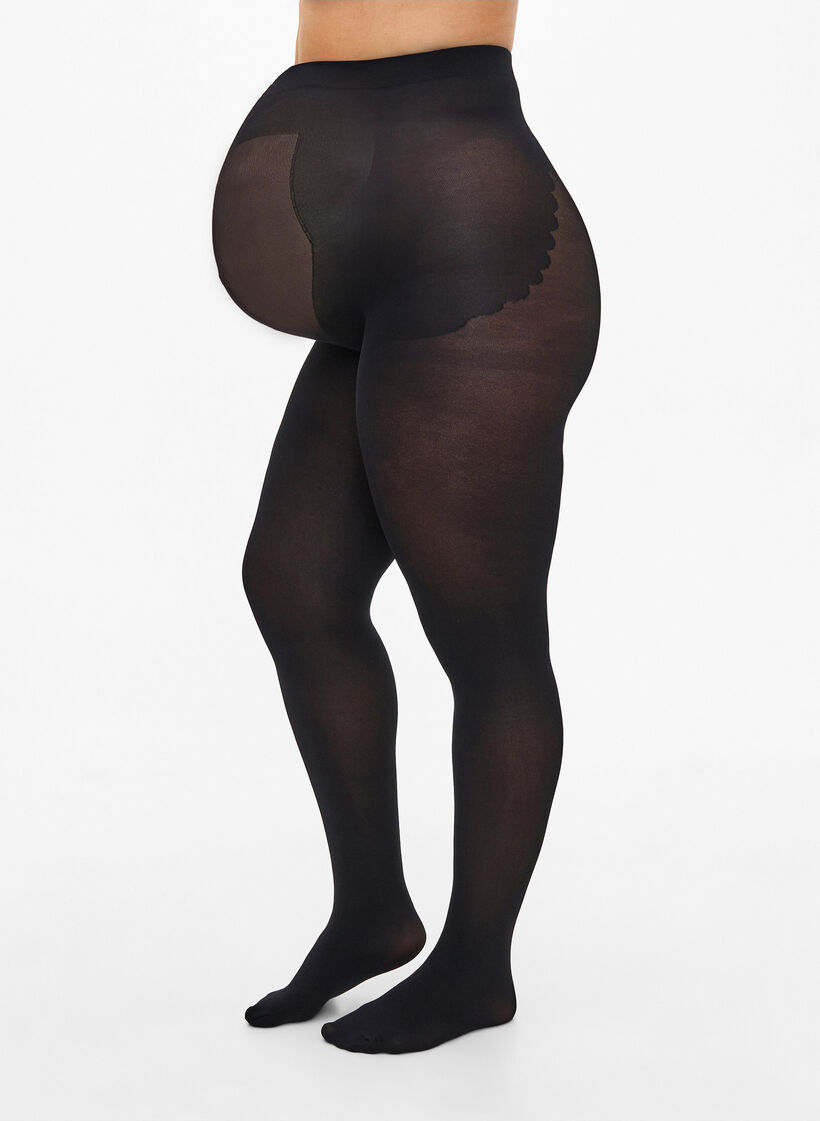 Schwangerschafts-Strumpfhosen mit einer Denier (Fadenst&auml;rke) von 100, Schwarz, Model image number 0