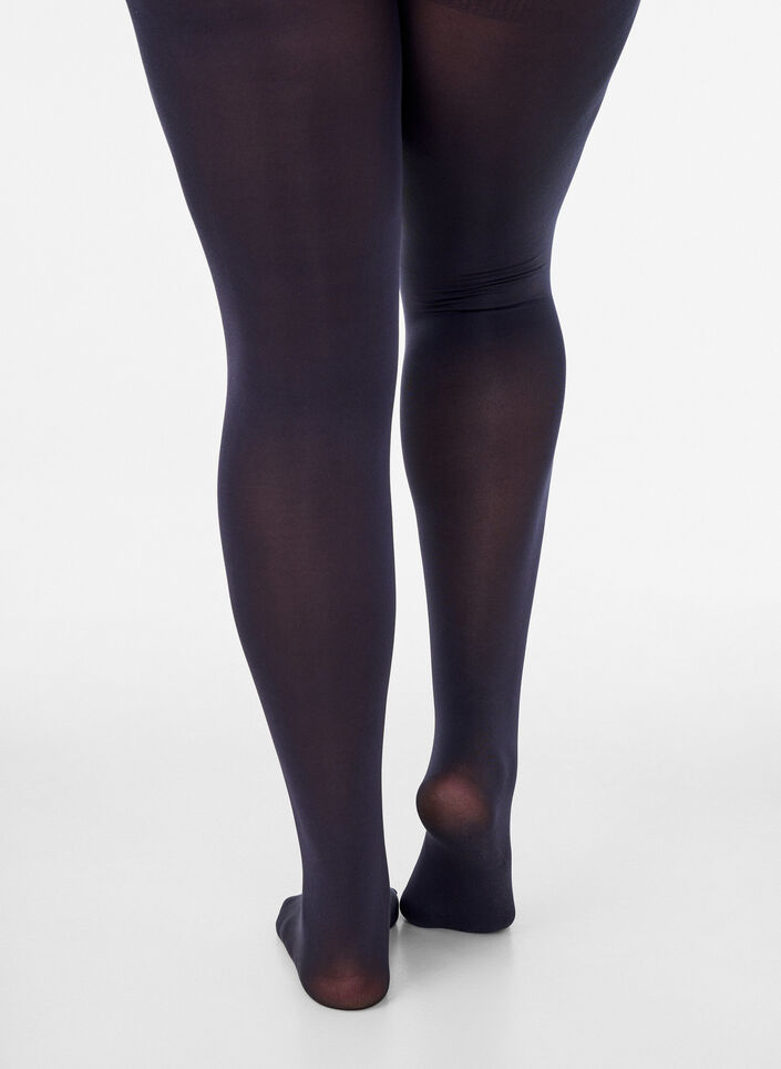 Strumpfhose 100 Denier, Blau, Packshot image number 2