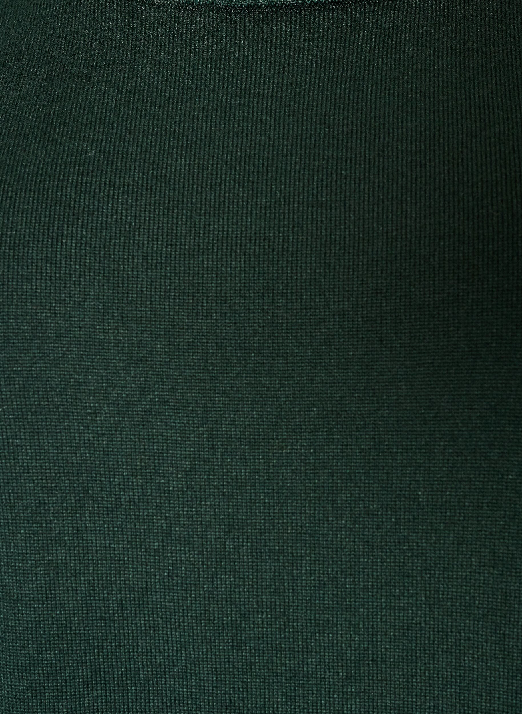 ZizziBlouse en fine maille &agrave; manches courtes, Vert fonc&eacute;, Packshot image number 2