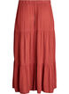 Jupe longue &agrave; taille &eacute;lastiqu&eacute;e, Rouge, Packshot image number 1