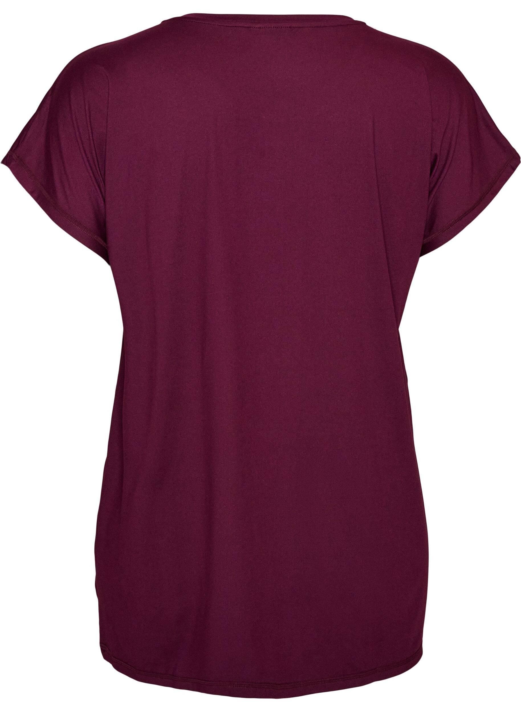 ZizziT-shirt d'entra&icirc;nement long, Violet, Packshot image number 1