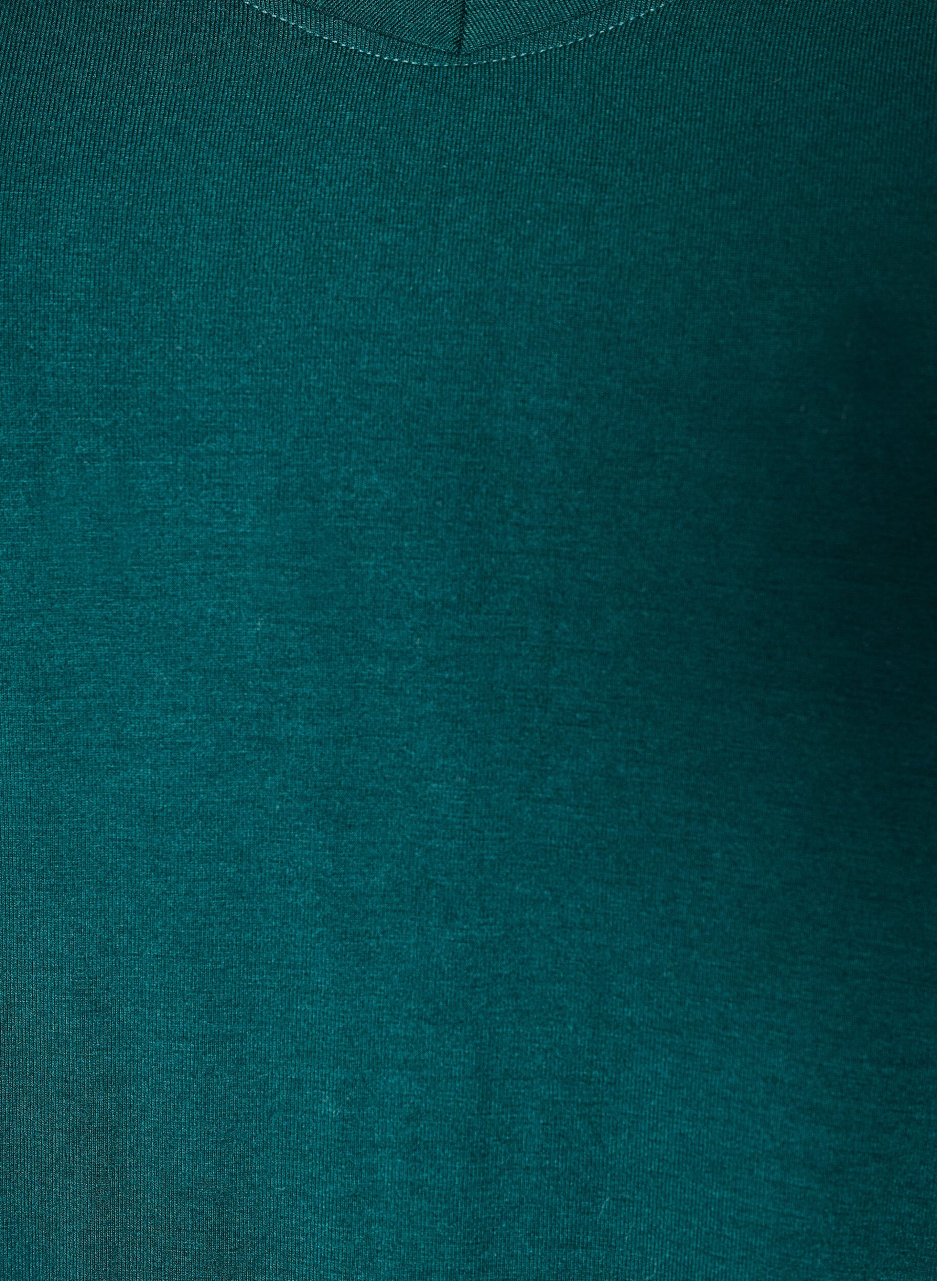 ZizziBasic T-Shirt aus Viskose mit V-Ausschnitt, Gr&uuml;n, Packshot image number 2