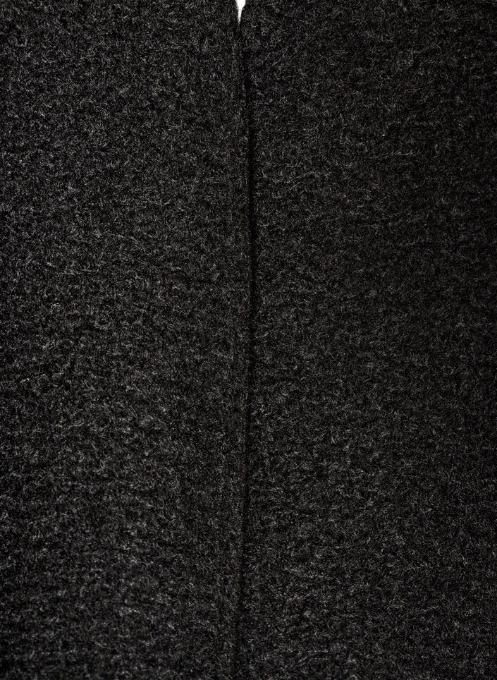 Lockere Strickjacke mit Taschen, Schwarz, Packshot image number 2