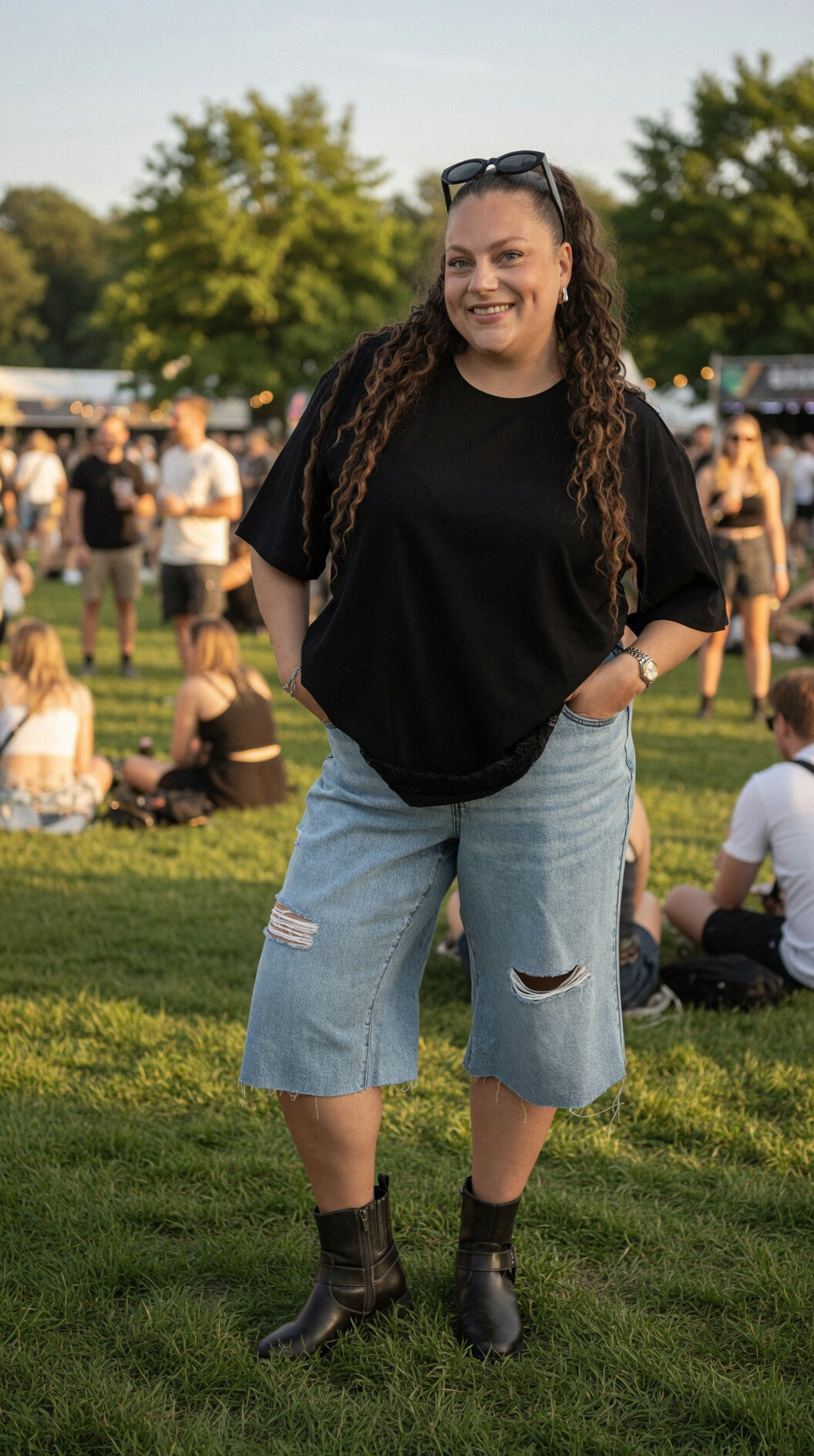Festival-Look, , Model