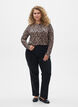 Lang&auml;rmlige Bluse mit Leopardenmuster, Braun, Model image number 1